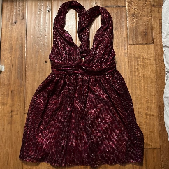 NWT Lulu’s black and pink dress - Picture 2 of 5